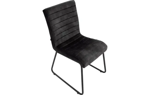 Goossens eetkamerstoel dax grijs stof - 8216143-03