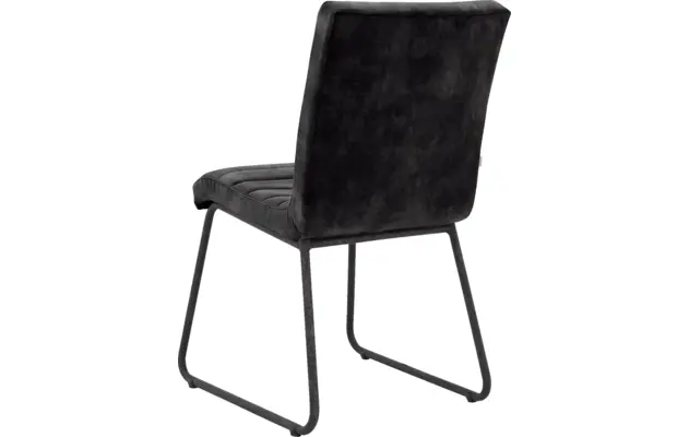 Goossens eetkamerstoel dax grijs stof - 8216143-04