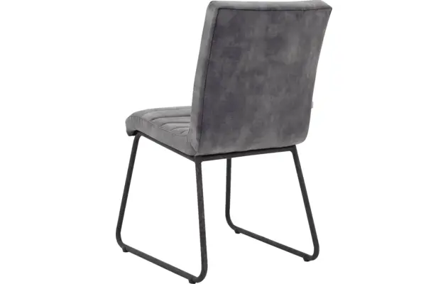 Goossens eetkamerstoel dax grijs stof - 8216144-04