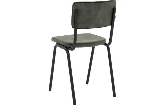 Goossens eetkamerstoel chaplin groen stof - 8216148-03