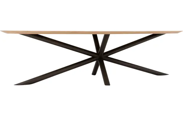 Goossens excellent eettafel gs 1302 blank eiken - 8216172-03