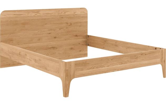Goossens excellent bedframe curve blank eiken - 8217809-05
