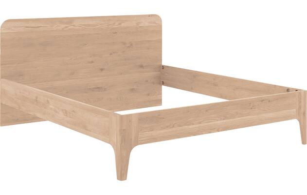 Goossens excellent bedframe curve wit eiken - 8217811-05