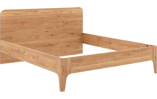 Goossens excellent bedframe curve blank eiken - 8217812-05