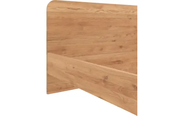 Goossens excellent bedframe curve blank eiken - 8217812-10