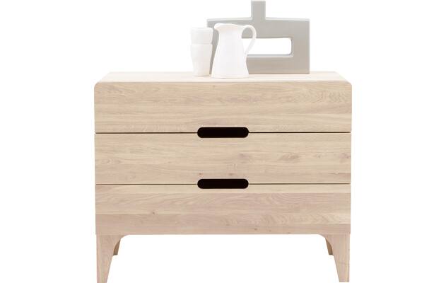 Goossens excellent ladekast curve wit eiken - 8217815-02