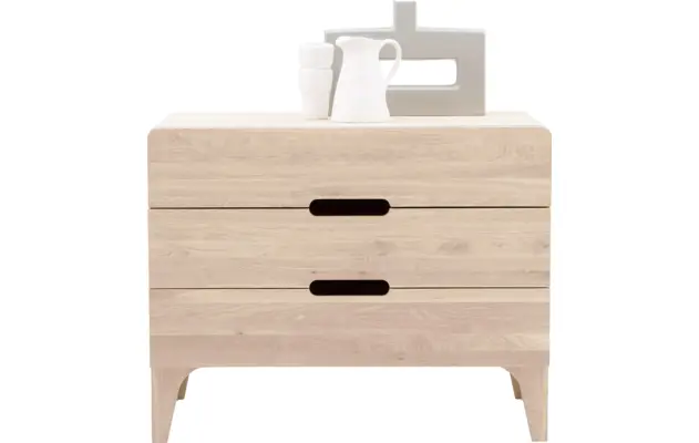 Goossens excellent ladekast curve wit eiken - 8217815-02