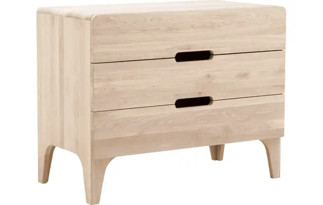 Goossens excellent ladekast curve wit eiken - 8217815-03