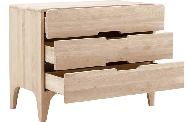 Goossens excellent ladekast curve wit eiken - 8217815-05