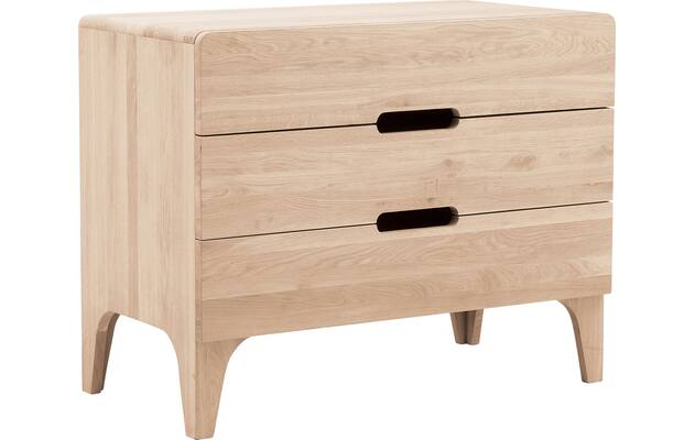 Goossens excellent ladekast curve wit eiken - 8217816-03