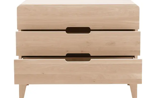 Goossens excellent ladekast curve wit eiken - 8217816-04