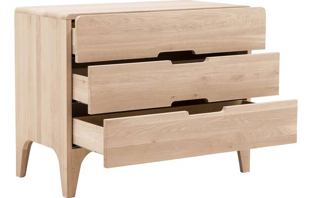 Goossens excellent ladekast curve wit eiken - 8217816-05