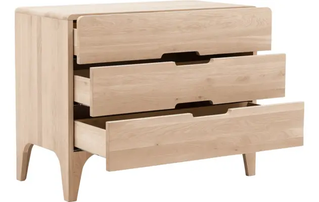Goossens excellent ladekast curve wit eiken - 8217816-05