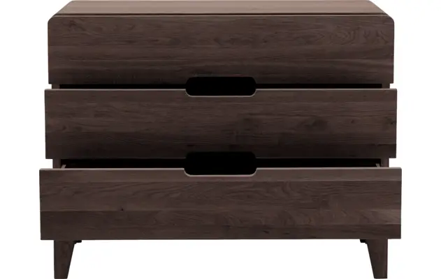 Goossens excellent ladekast curve donker bruin eiken - 8217818-04