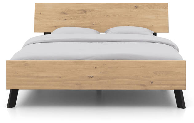 Goossens bedframe mud blank eiken - 8217825-02-A
