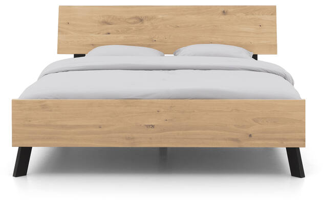 Goossens bedframe mud blank eiken - 8217826-02-A
