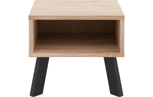 Goossens nachtkastje mud wit eiken - 8217831-02