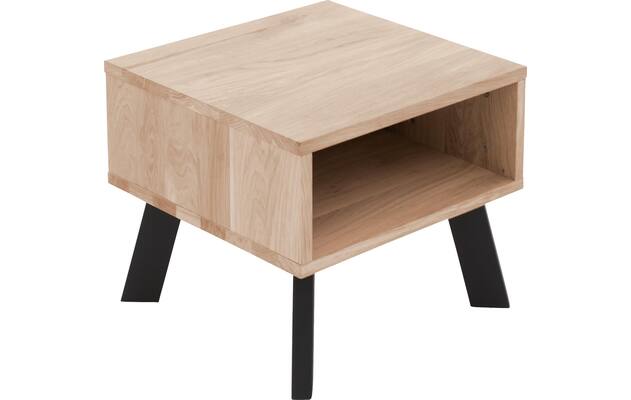 Goossens nachtkastje mud wit eiken - 8217831-03