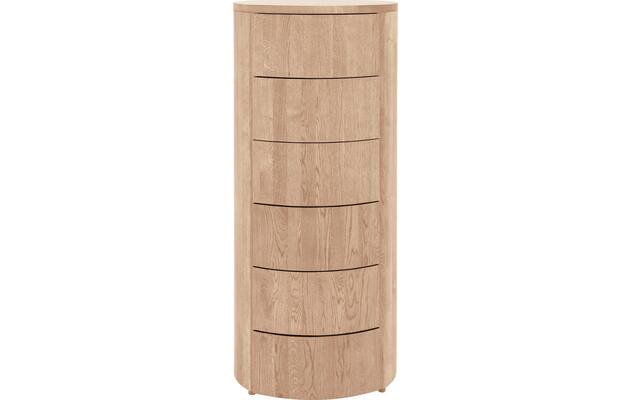 Goossens excellent ladekast donna wit eiken - 8217837-01