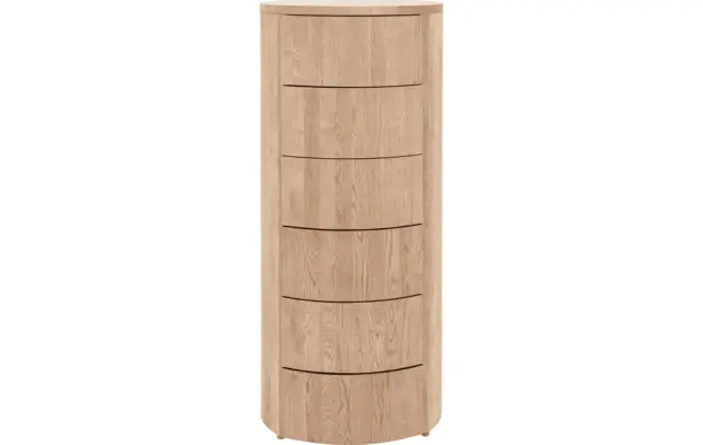 Goossens excellent ladekast donna wit eiken - 8217837-01