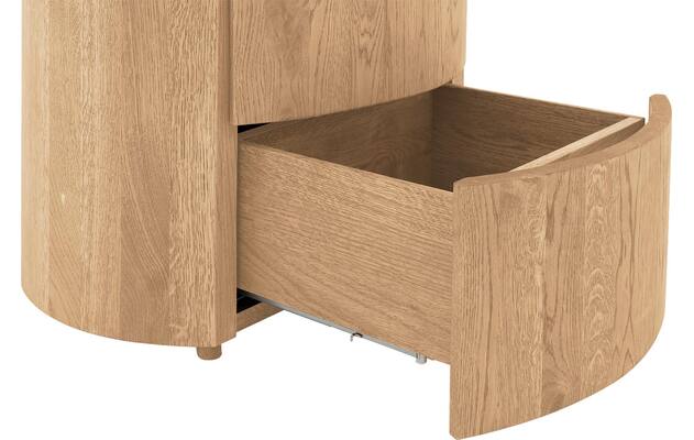 Goossens excellent ladekast donna wit eiken - 8217838-04