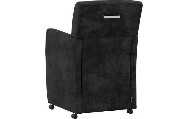 Goossens eetkamerstoel oliver grijs microvezel - 8217921-02