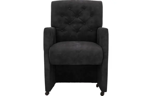 Goossens eetkamerstoel oliver grijs microvezel - 8217921-03