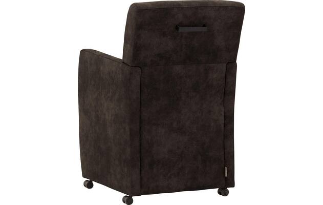 Goossens eetkamerstoel oliver grijs microvezel - 8217926-02