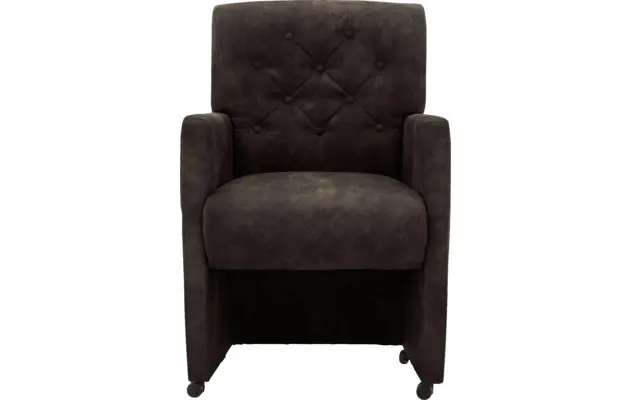Goossens eetkamerstoel oliver grijs microvezel - 8217926-03