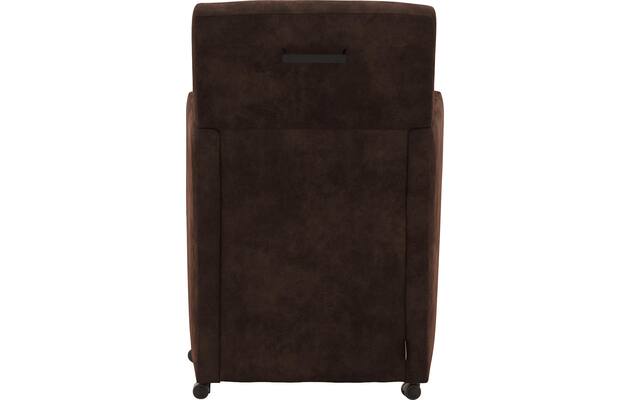 Goossens eetkamerstoel oliver bruin microvezel - 8217930-04