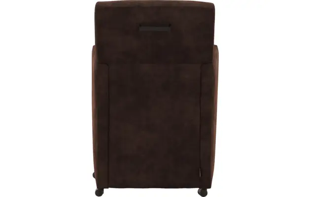 Goossens eetkamerstoel oliver bruin microvezel - 8217930-04