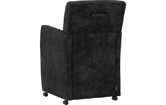 Goossens eetkamerstoel oliver grijs microvezel - 8217935-02