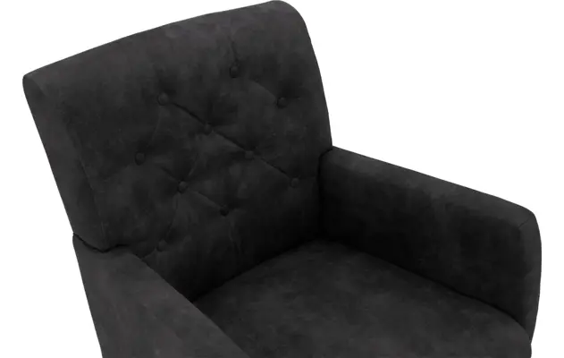Goossens eetkamerstoel oliver grijs microvezel - 8217935-05