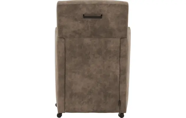 Goossens eetkamerstoel oliver bruin microvezel - 8217937-04