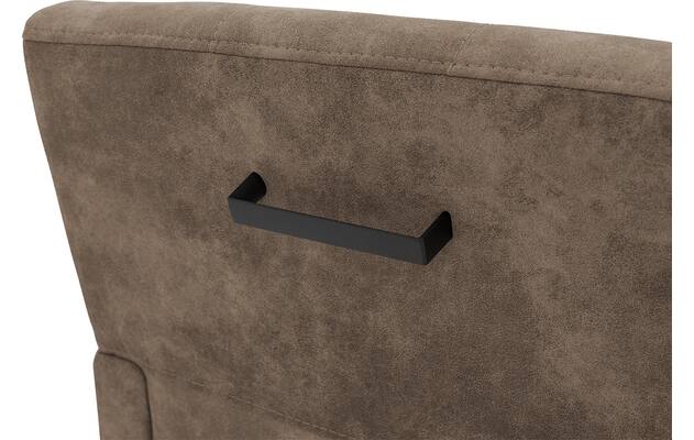 Goossens eetkamerstoel oliver bruin microvezel - 8217937-07
