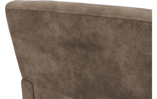 Goossens eetkamerstoel oliver bruin microvezel - 8217940-07