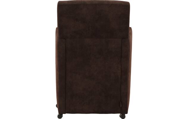 Goossens eetkamerstoel oliver bruin microvezel - 8217941-04