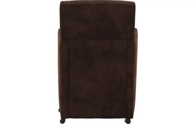 Goossens eetkamerstoel oliver bruin microvezel - 8217941-04