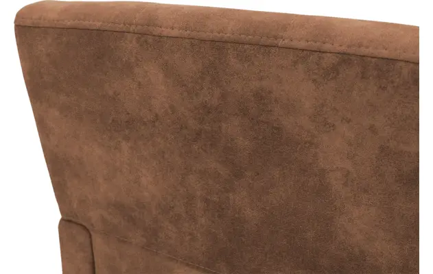 Goossens eetkamerstoel oliver bruin microvezel - 8217942-07
