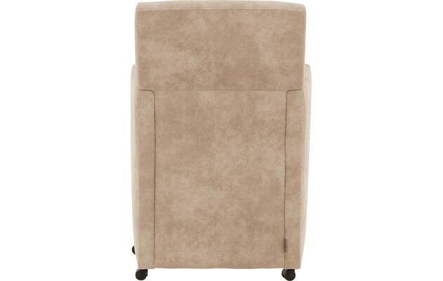 Goossens eetkamerstoel oliver beige microvezel - 8217946-04