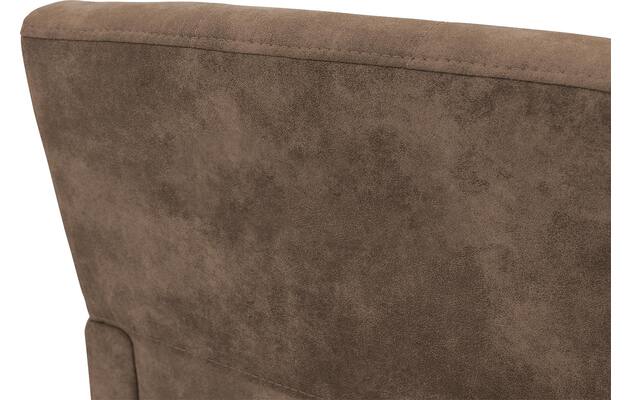 Goossens eetkamerstoel oliver bruin microvezel - 8217950-07
