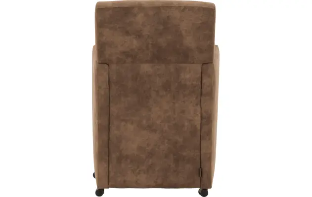 Goossens eetkamerstoel oliver bruin microvezel - 8217951-04