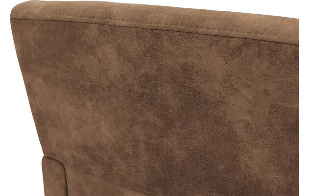 Goossens eetkamerstoel oliver bruin microvezel - 8217951-07