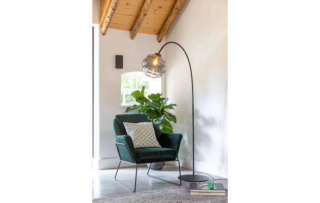 Goossens vloerlamp musik zwart metaal - 8218714-01