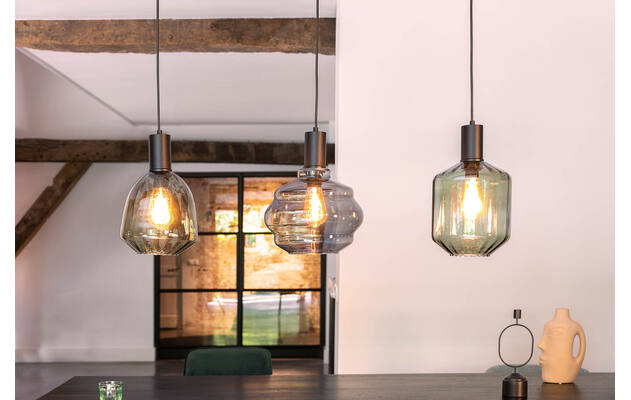 Goossens hanglamp musik zwart metaal - 8218718-02