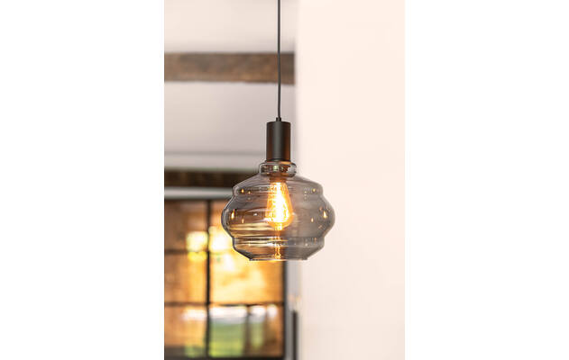 Goossens hanglamp musik zwart metaal - 8218718-04