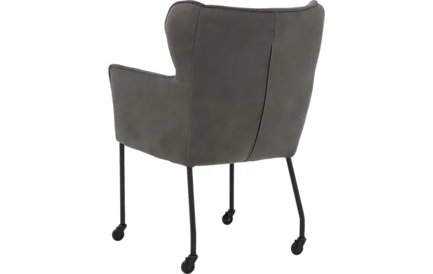Goossens excellent eetkamerstoel leogang zwart leer - 8218722-02