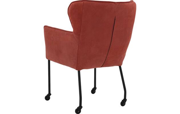 Goossens excellent eetkamerstoel leogang rood leer - 8218724-02