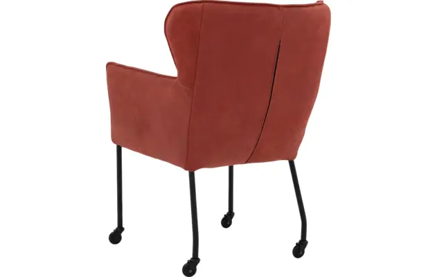 Goossens excellent eetkamerstoel leogang rood leer - 8218724-02