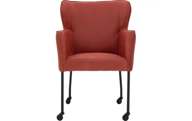 Goossens excellent eetkamerstoel leogang rood leer - 8218724-03